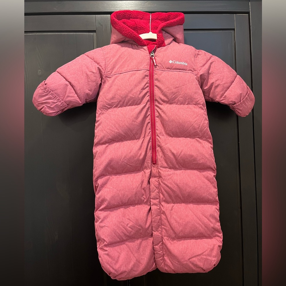 Columbia 6-12 month convertible snow bag/Suit